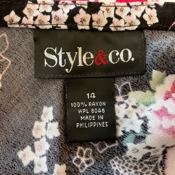 Women’s flowery skirt size 14 - Picture 2 of 4